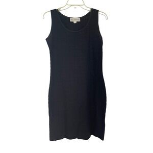 St John Collection Black Womens Dress fitted size 6 dress